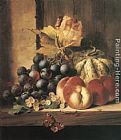 Edward Ladell Canvas Paintings - Still Life of Fruit